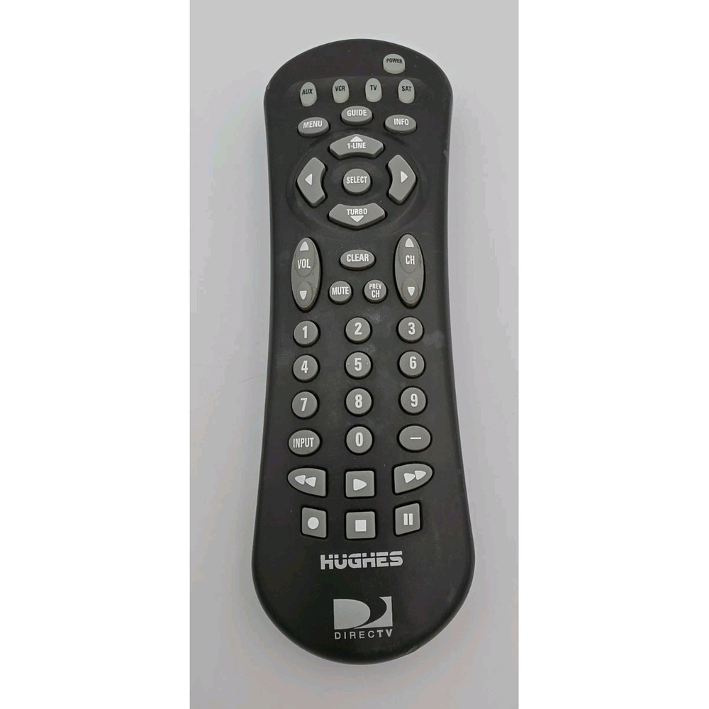 OEM Hughes HRMC-15 DirecTV Satellite TV Receiver Remote Control Black